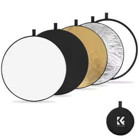   K&F Concept 5 az 1-ben kör alakú reflektor/ derítő ( 80cm )