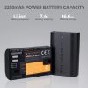 K&F Concept Canon LP-E6NH Akkumulátor 2000mAh -Canon LP-E6 battery