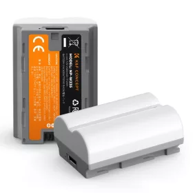   K&F Concept Fujifilm NP-W235 Akkumulátor 2400mAh -Fuji W235 Battery (2db)