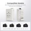 K&F Concept 3in1 Canon LP-E8 1200mAh Akkumulátor (2db) + LPE8 Utazó USB Töltő Kit