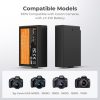 K&F Concept 3in1 Canon LP-E10 1200mAh Akkumulátor (2db) + LPE10 Utazó USB Töltő Kit