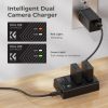 K&F Concept 3in1 Canon LP-E10 1200mAh Akkumulátor (2db) + LPE10 Utazó USB Töltő Kit