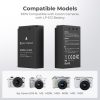 K&F Concept 3in1 Canon LP-E12 1200mAh Akkumulátor (2db) + LPE12 Utazó USB Töltő Kit