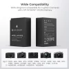 K&F Concept NP-W126 1300mAh dupla akkumulátor + kétcsatornás töltő (Fujifilm)