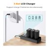 K&F Concept Canon LP-E6/LP-E6NH 2250mAh Akkumulátor & USB TripaTöltő Kit