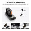 K&F Concept Canon LP-E6/LP-E6NH 2250mAh Akkumulátor & USB TripaTöltő Kit