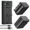 K&F Concept NP-F970 Digitális Akkumulátor + Töltő Szett