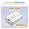 K&F Concept LP-E17 Kamera Akkumulátor - 1040mAh - USB-C - 2db