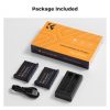 K&F Concept Insta 360 X4 Akkumulátor 2350 mAh + Töltő