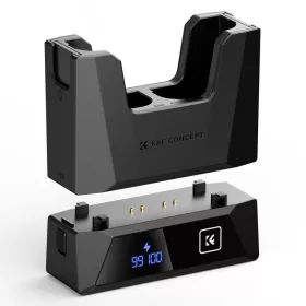   K&F Concept Canon LP-E6NH Dupla Töltő – 18W-os gyors, kettős, hordozható akkumulátortöltő