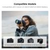 K&F Concept Canon LP-E6NH Dupla Töltő – 18W-os gyors, kettős, hordozható akkumulátortöltő