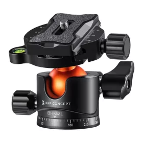   K&F Concept 36mm 360°-Panoráma Gömb Állványfej - Ballhead (Gyorskioldó-val)