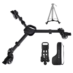   K&F Concept Kerekes Állványtalp – Tripod Dolly (gurulós állványkocsi)