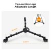K&F Concept Kerekes Fotóállvány-gurítható talpazat -Tripod -kerék-kocsi