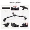 K&F Concept Kerekes Fotóállvány-gurítható talpazat -Tripod -kerék-kocsi
