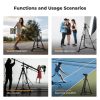 K&F Concept Kerekes Fotóállvány-gurítható talpazat -Tripod -kerék-kocsi