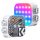 K&F Concept RGB Mini-LED -2500-9000K Színes Fotós Videolámpa (Fehér)