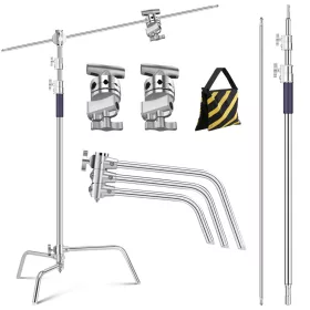   K&F Concept Acél C-Stand Fotó/Stúdiófény Állvány - 330cm