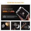 K&F Concept PL-60B COB 60W  Fotó-Stúdiólámpa Kit-4500mAh 60W