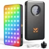 K&F Concept S12R RGB videólámpa – hordozható LED panel 5000mAh (2700–7500K, CRI 95+)