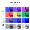 K&F Concept S12R RGB videólámpa – hordozható LED panel 5000mAh (2700–7500K, CRI 95+)