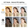 K&F Concept S12R RGB videólámpa – hordozható LED panel 5000mAh (2700–7500K, CRI 95+)