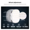K&F Concept mágneses telefon LED-lámpa sminktükörrel, összecsukható (3000–6500K, fehér)