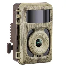  K&F Concept 4K/ 48MP Vadász-Kamera -120° Éjjel-látó Mozgásérzékelő 0.2s IP66 Wildlife Camera (Kéreg)