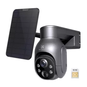   K&F Concept 4G LTE Biztonsági-Kamera - 2K IP66 Napelemes PIR 9600mAh Security Camera (Fekete)