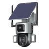 K&F Concept Dual WiFi Napelemes Biztonsági Kamera - 4K UHD