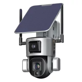 K&F Concept Dual WiFi Napelemes Biztonsági Kamera - 4K UHD