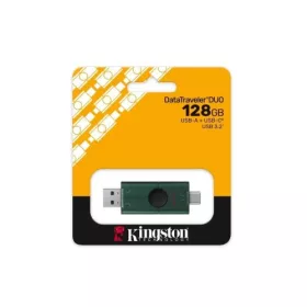   Kingston Pendrive 128GB DataTraveler Duo G2 USB + Type-C 3.2 (fekete)
