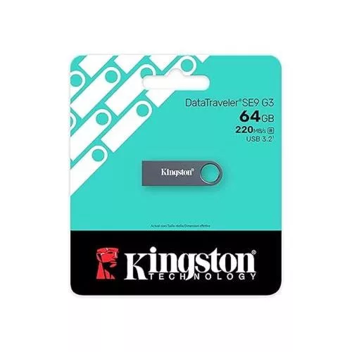Kingston Pendrive 64GB DataTraveler SE9 G3 USB 3.2 Dark Nickle