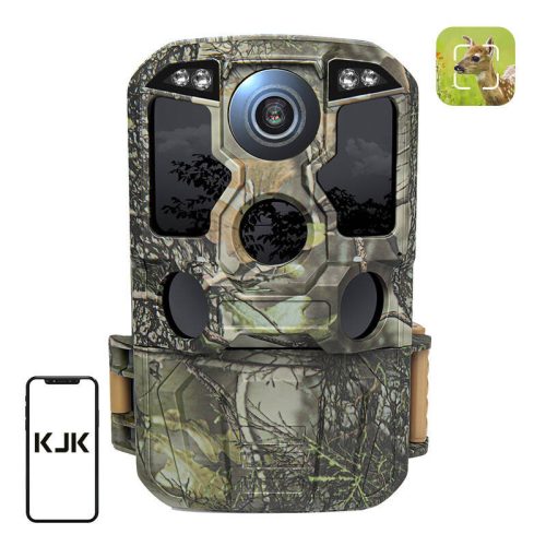 KJK 2700p 48MP WIFI Vadász-Kamera - Éjjel-látó 0,5S IP66 Wildlife Camera