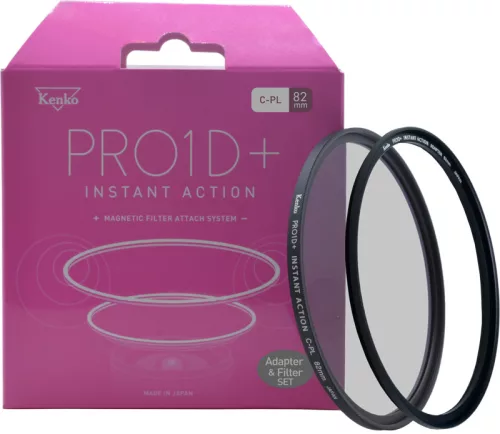 Kenko PRO1D+ Instant Action Cirkuláris Polár- szűrő Kit (C-PL) 72mm