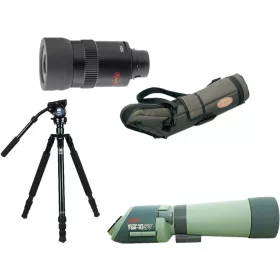   Kowa TSN-82SV csomag – 21–63x zoom spektív, hordtáska, Sirui R2004 állvány és VH10 videófej