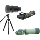 Kowa TSN-82SV csomag – 21–63x zoom spektív, hordtáska, Sirui R2004 állvány és VH10 videófej