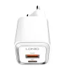 LDNIO USB És USB-C Fali Töltő /Lightning Kábel(A2318M)