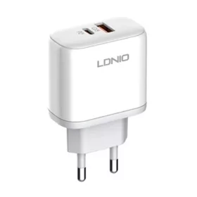   LDNIO 45W USB És USB-C Fali TöltőkábelCsomag (A2526C-Type-C-Type-C)