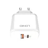 LDNIO 45W USB És USB-C Fali TöltőkábelCsomag (A2526C-Type-C-Type-C)