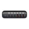LDNIO 140W Kijelzős Töltő 3x USB-A És 3x /USB-C Csatlakozó (A6140C)