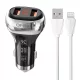 LDNIO 2 USB Autós Töltő /Lightning Kábel(C2-Lightning)