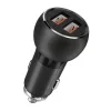 LDNIO 2 USB Autós Töltő /Lightning Kábel(C503Q-Lightning)