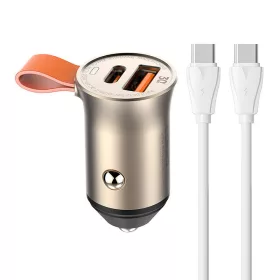   LDNIO 30W USB És USB-C Autós TöltőkábelCsomaggal (C509Q-Type-C-Type-C)