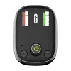 LDNIO Bluetooth FM Transmiter C704Q 2USB, USB-C + Lightning kábel (fekete)