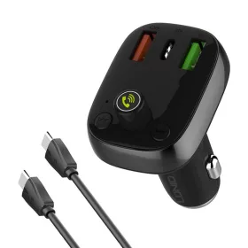   LDNIO Bluetooth FM transzmitter C704Q 2xUSB, USB-C + USB-C/USB-C kábel