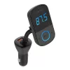 LDNIO Bluetooth FM transzmitter C705Q 2USB, USB-C + micro USB kábel (fekete)
