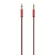 LDNIO LS-Y01 3.5mm-es jack kábel 1m (piros)