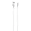LDNIO USB-USB-C Töltőkábel, 2.1A, 2m, (Fehér) (LS553-type-c)