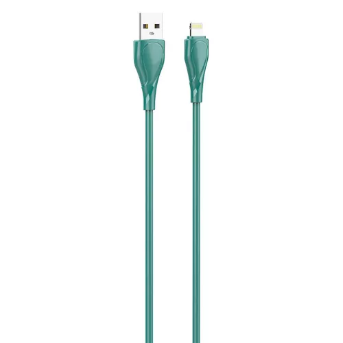 LDNIO 25W - 1m (Zöld) Lightning Töltőkábel (LS611-Lightning)
